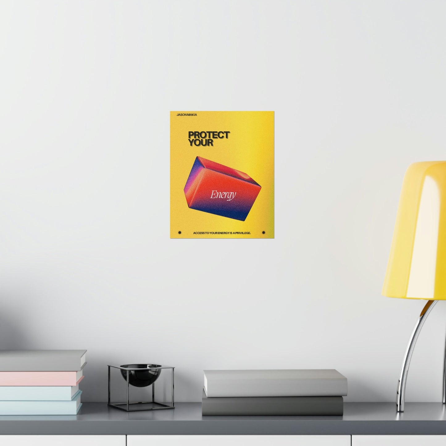 Protect Your Energy Wall Poster, Motivational Art, Protect Your Energy Print,
